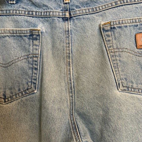 Carhartt Mens Relaxed Fit Jeans Size 36 X 32 Light Wash Work Pants 100% Cotton - Picture 15 of 16